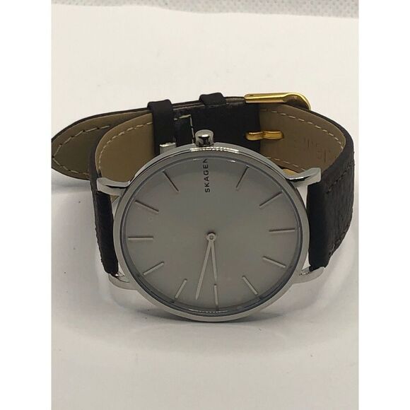 Skagen SKW6442 Womens Brown Leather Analog Dial Quartz Genuine Wrist Watch OP183 - Picture 5 of 9